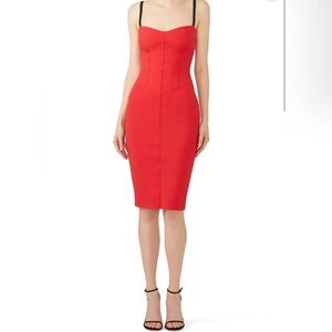 La Petite Robe Di Chiara Boni Red Meghana Dress Size 46